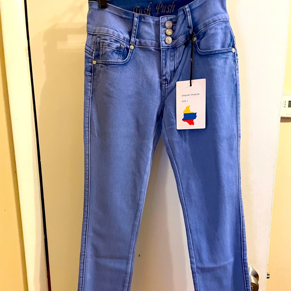 💙COLOMBIAN jeans levanta cola